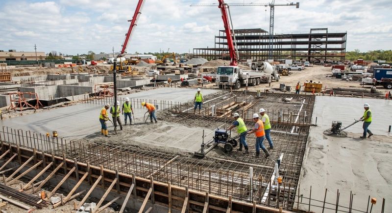 Commercial Slab Installation in Grand Junction, CO