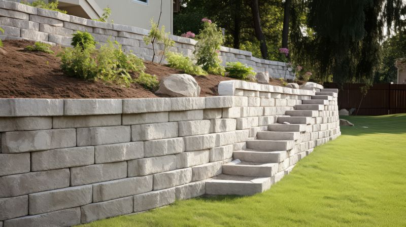 Concrete Retaining Wall Installation