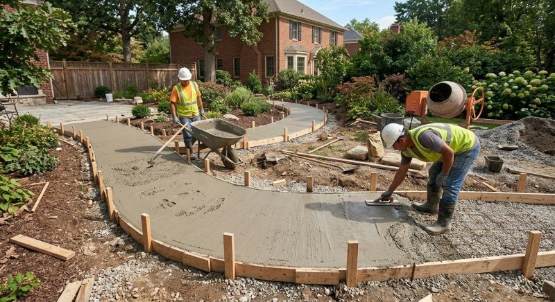 Concrete Walkway Installation in Fort Collins, CO